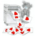 Imprimerie de cartes d'amour